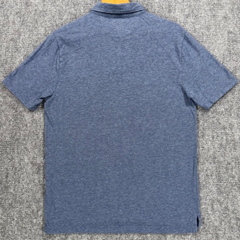 Faherty Movement Polo Men's Medium Sea Navy Blue Pima Cotton Modal Stretch - Picture 2 of 7